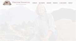 Desktop Screenshot of proctorfinancial.com